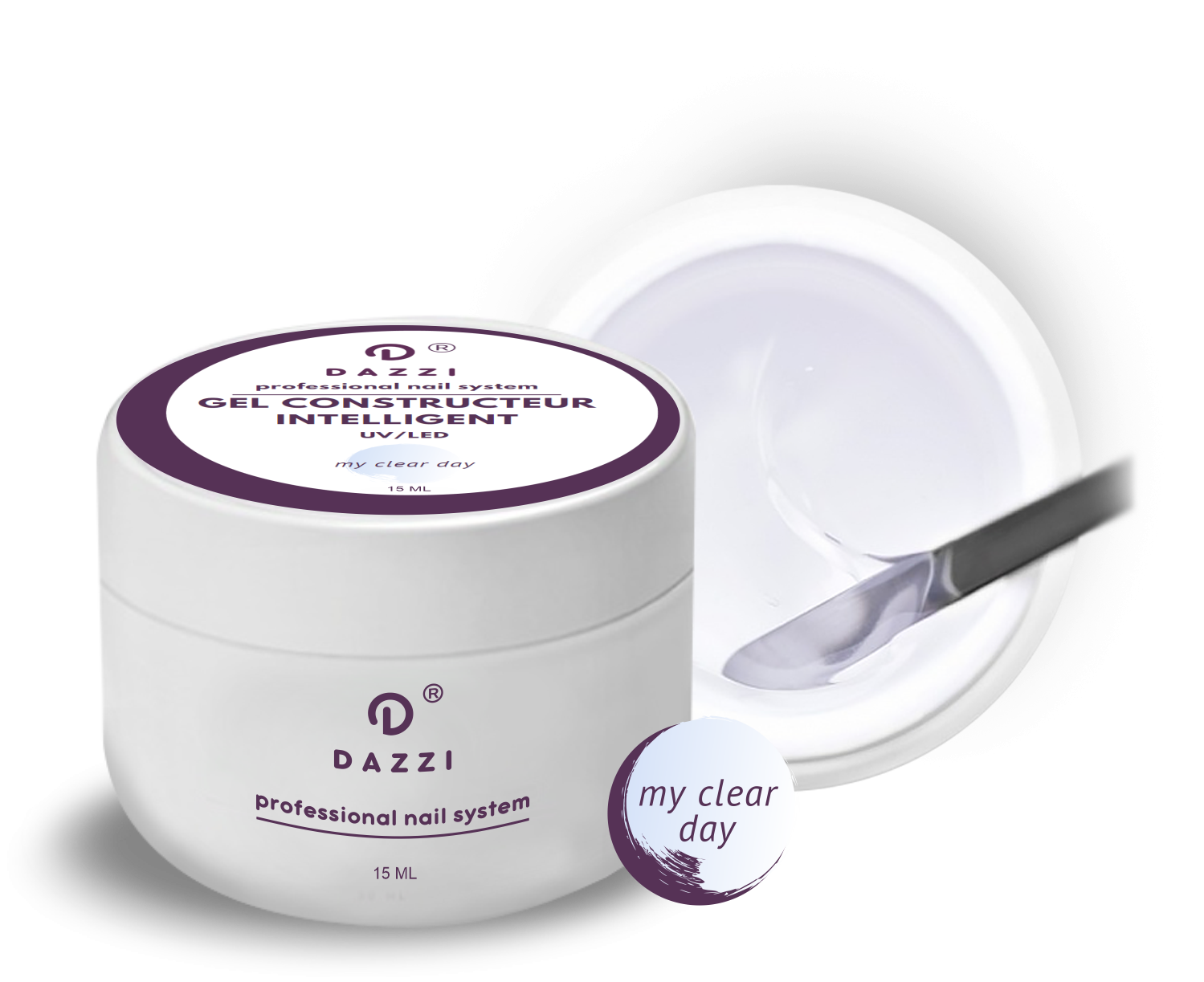 Gel constructeur intelligent "My clear day" transparent, 50 ml