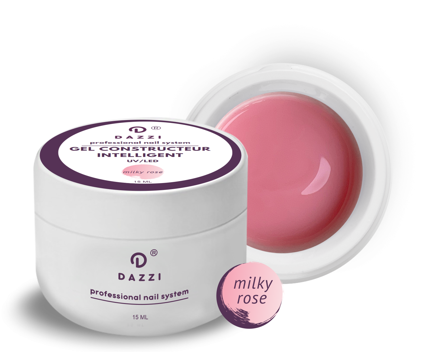 Gel constructeur intelligent "Milky Rose" 50 ml