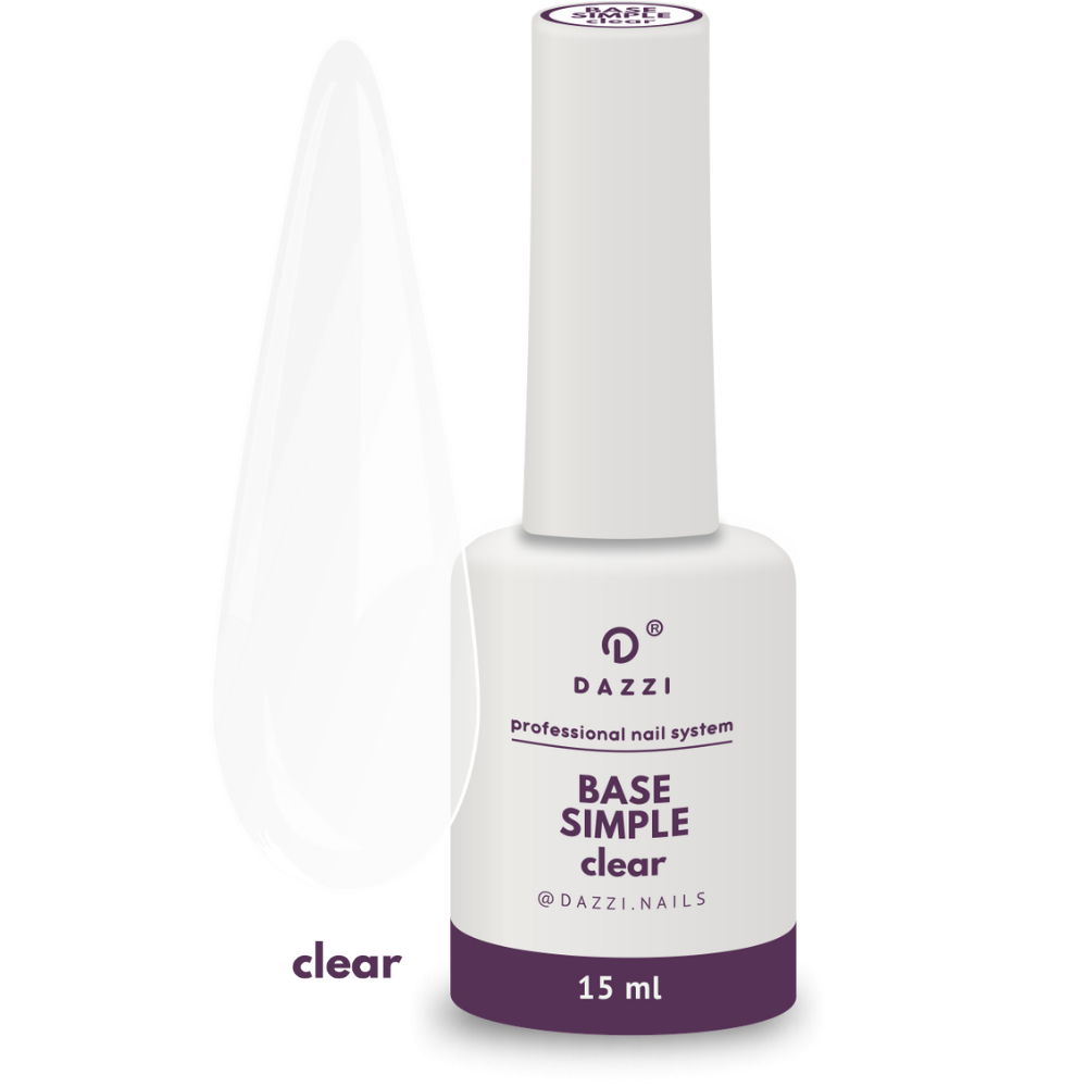 Base transparente "Simple" pour VSP ou Gel, 15ml