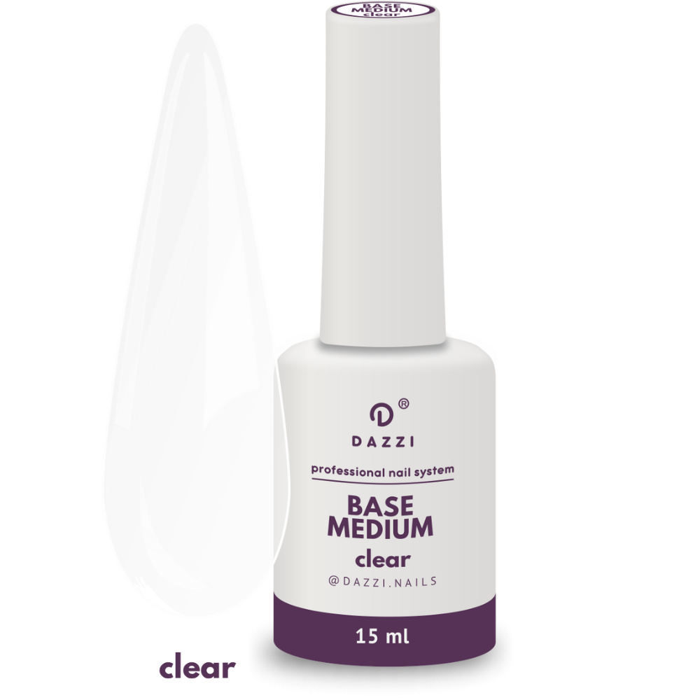 Base transparente "Medium" pour VSP ou Gel, 15ml