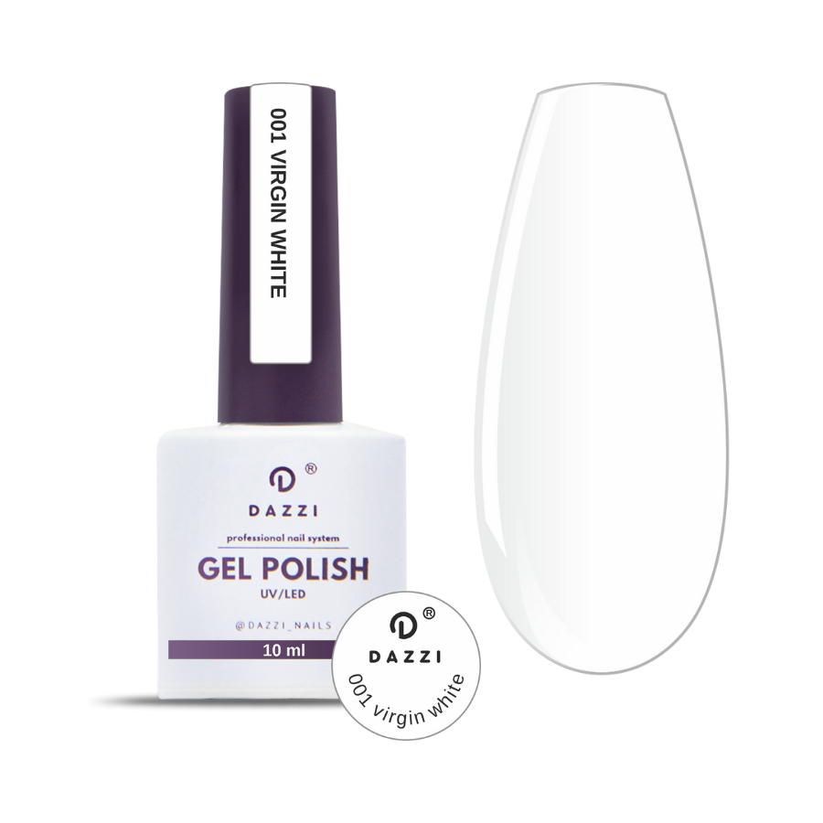 Vernis semi-permanent "Virgin white" - 001 blanc 10ml