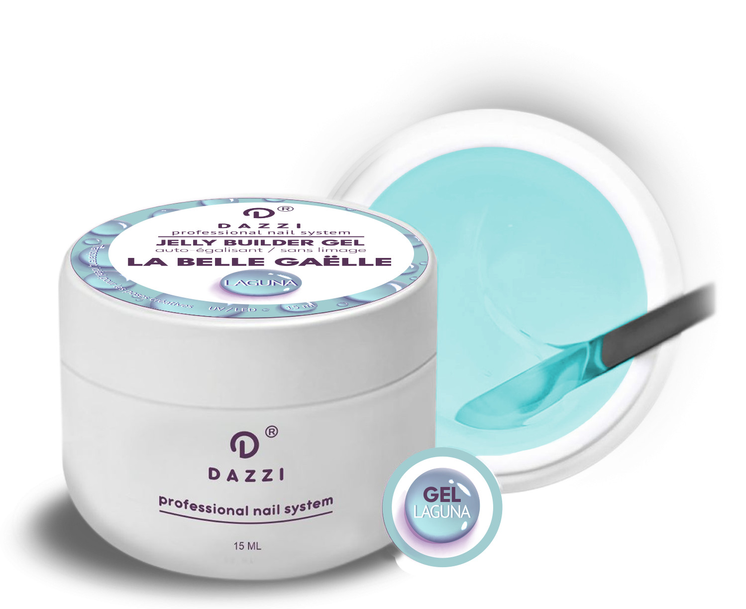 Gel auto-égalisant  La belle Gaëlle "Laguna" 15 ml