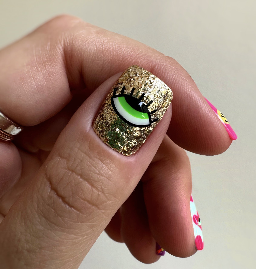 Art Gel pailleté Art Gel Best of India "Kukurma", or, 5gr