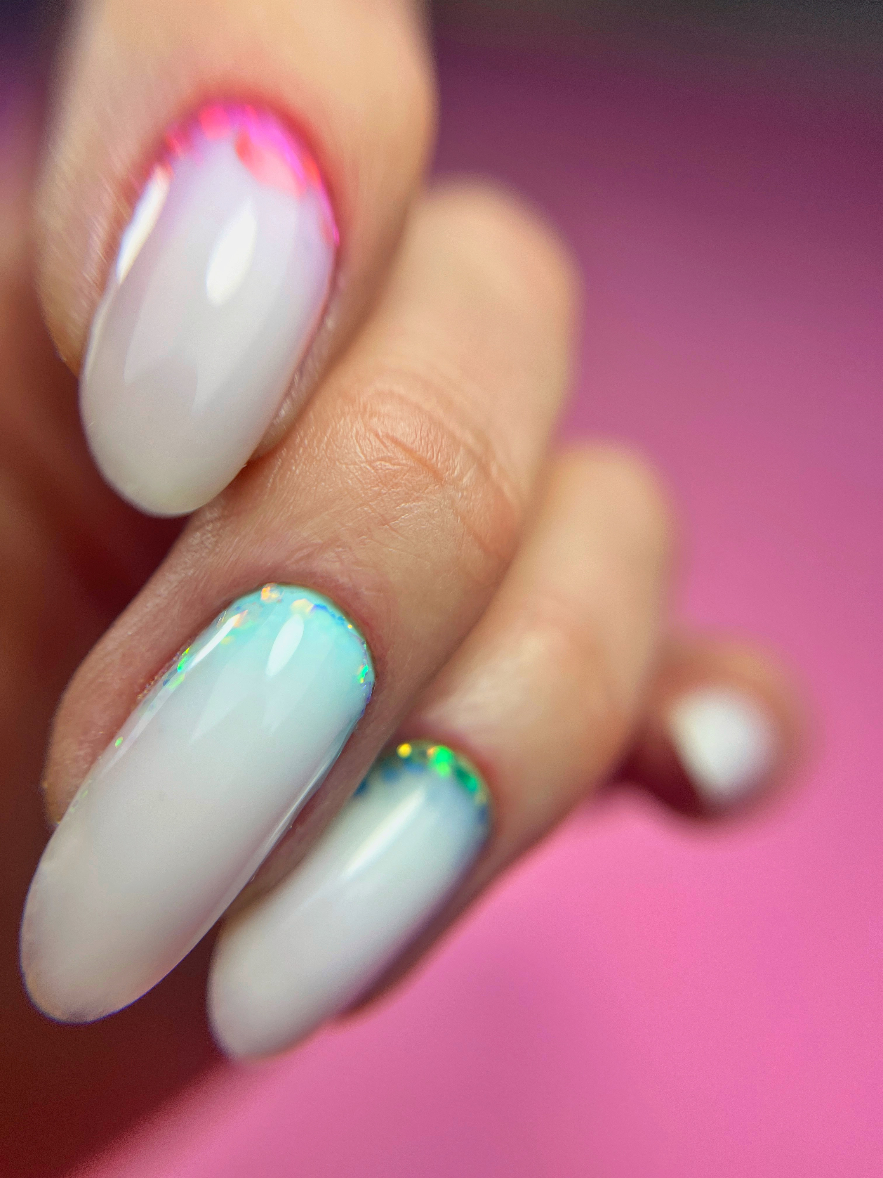 Liquid Builder Gel en bouteille milky / laiteux "Pure" 15 ml