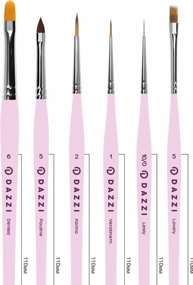 DN Pinceau pour nail art, liner 7mm, NIRIT