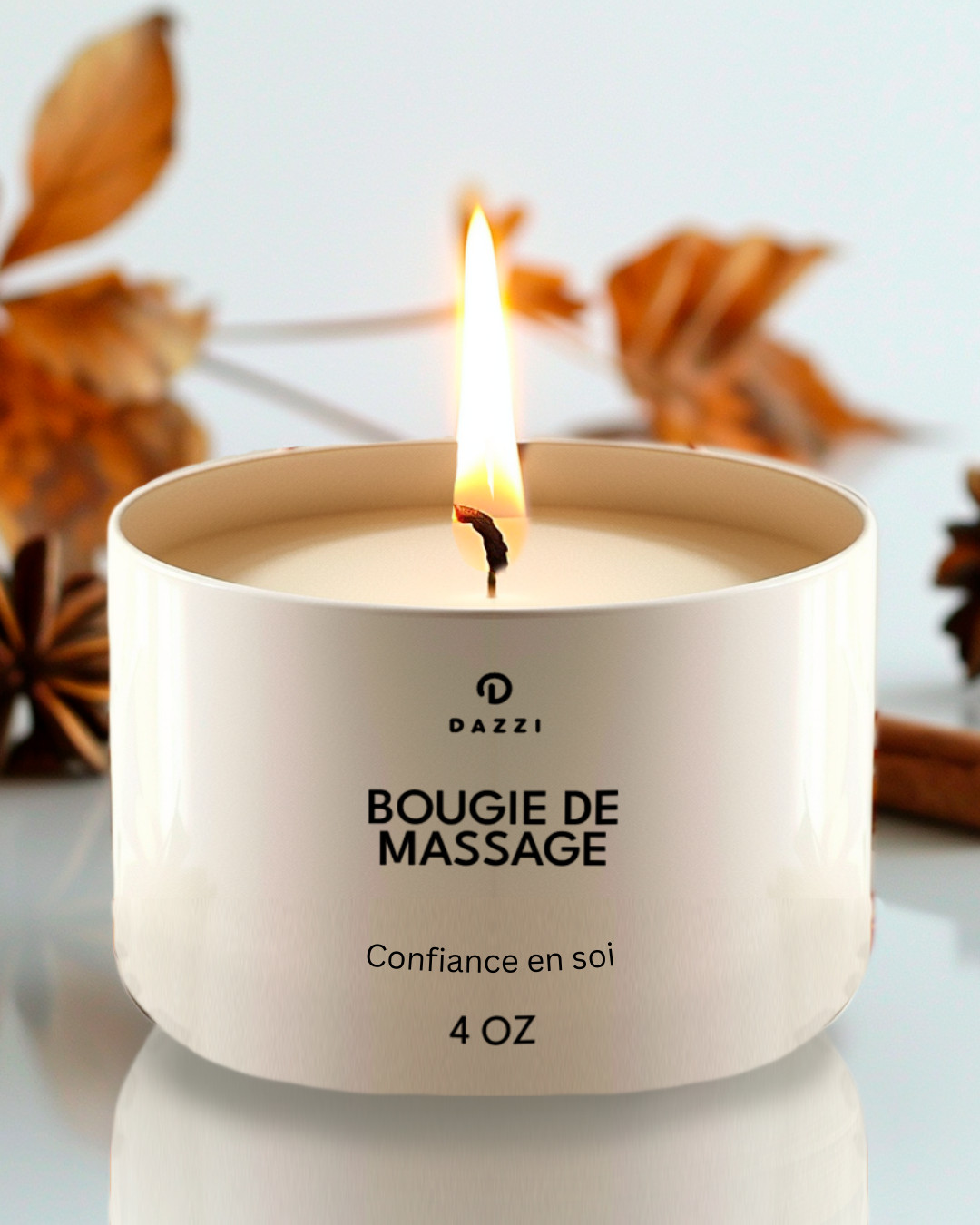 Bougie de massage "DAZZI MIND" 4 oz
