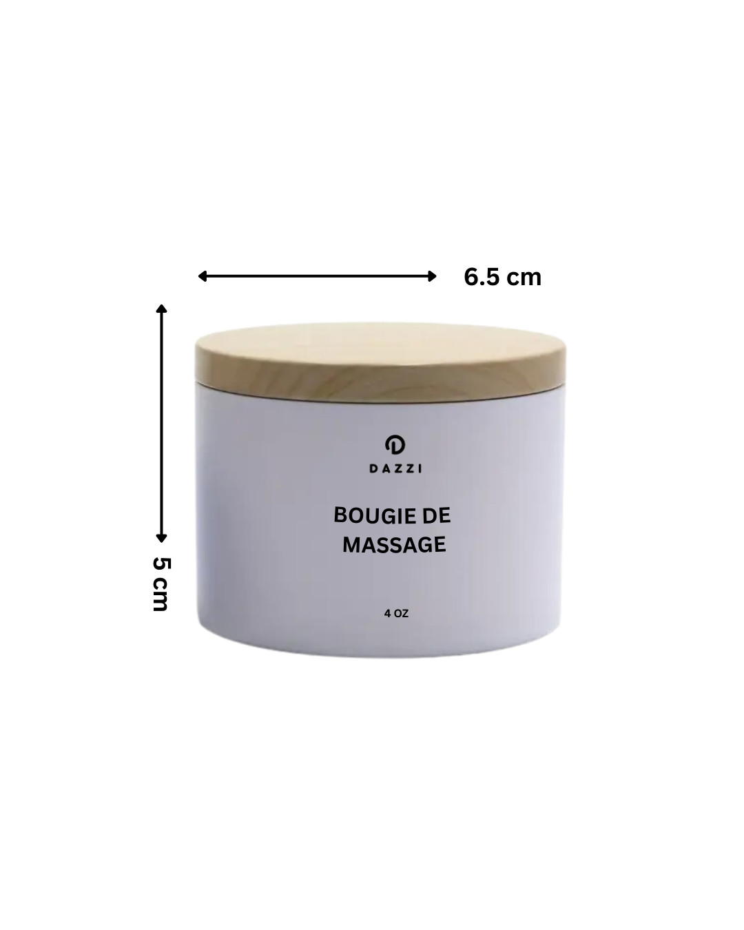 Bougie de massage "DAZZI MIND" 4 oz