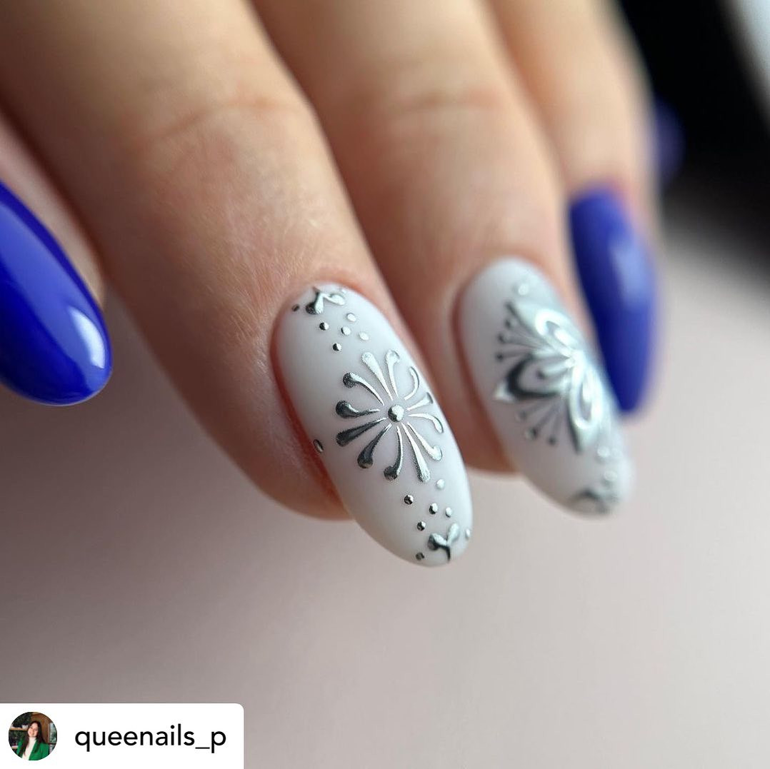 Vernis semi-permanent "Thya" 104, bleu, 10ml