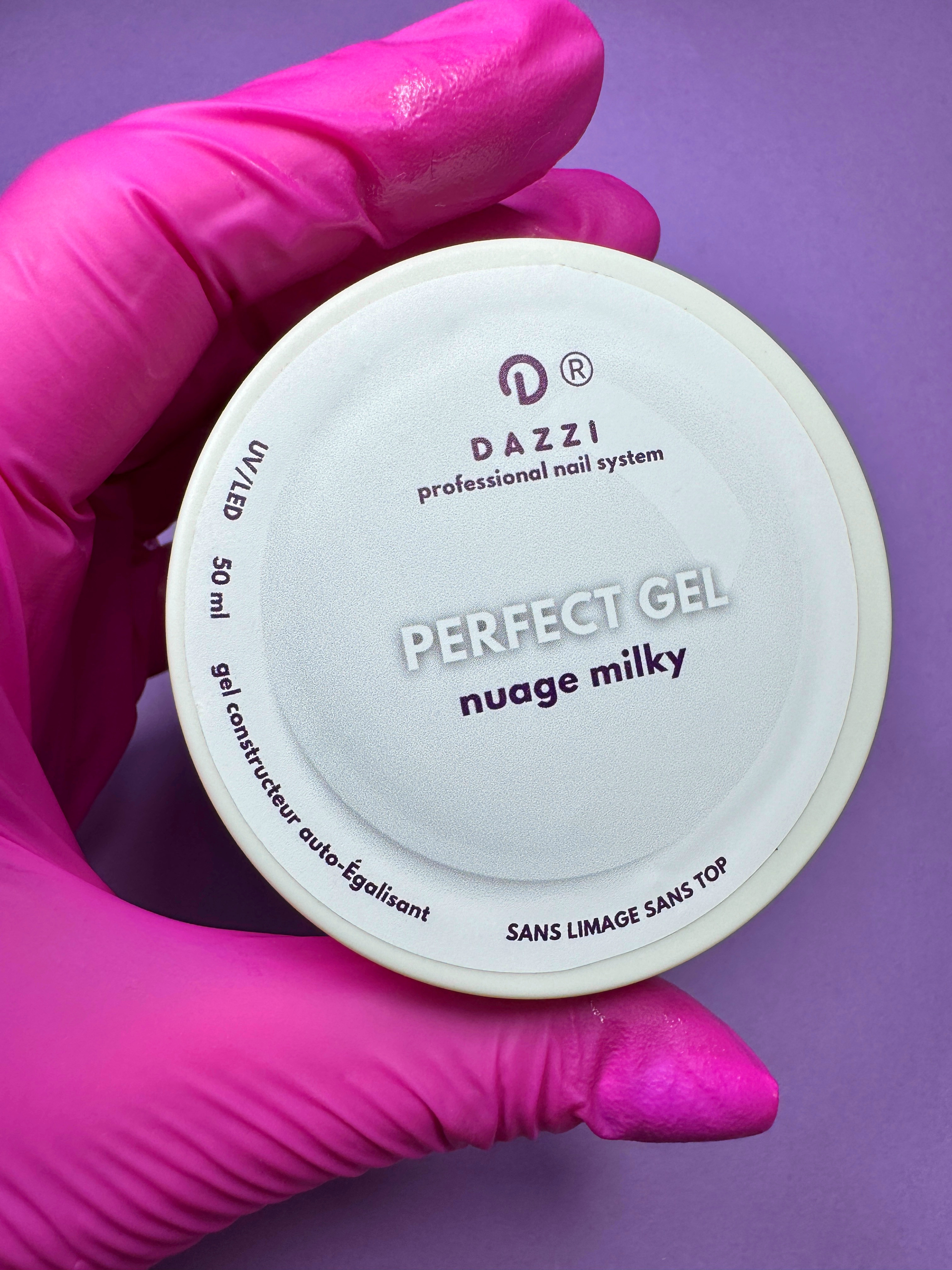 PERFECT Gel constructeur auto-égalisant SANS TOP "Brume Rose" rose pâle