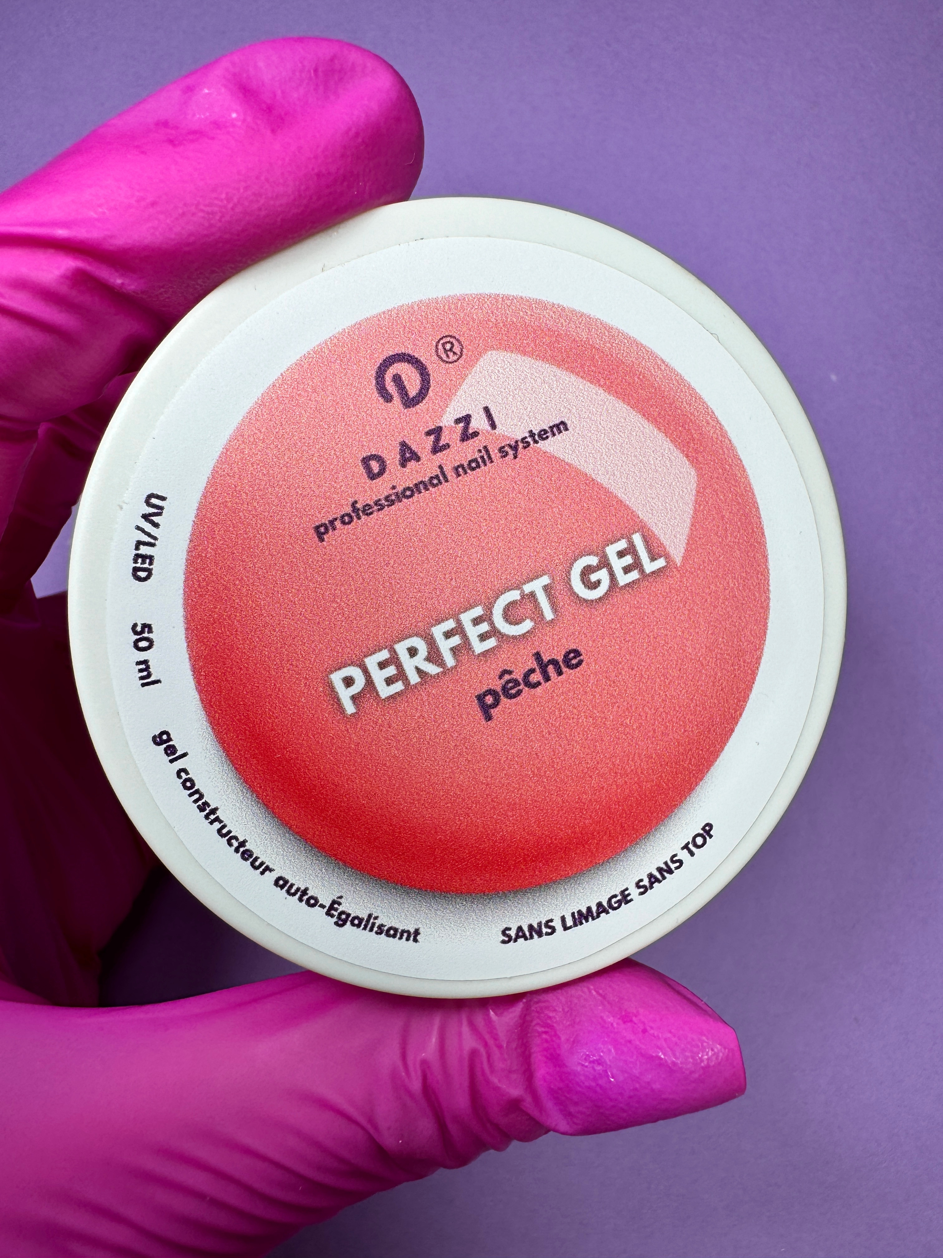 PERFECT Gel constructeur auto-égalisant SANS TOP "Brume Rose" rose pâle
