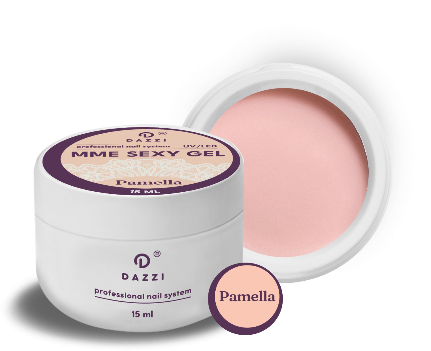 Gel Constructeur Intelligent Mme Sexy "Pamella" 15 ml ou 50 ml