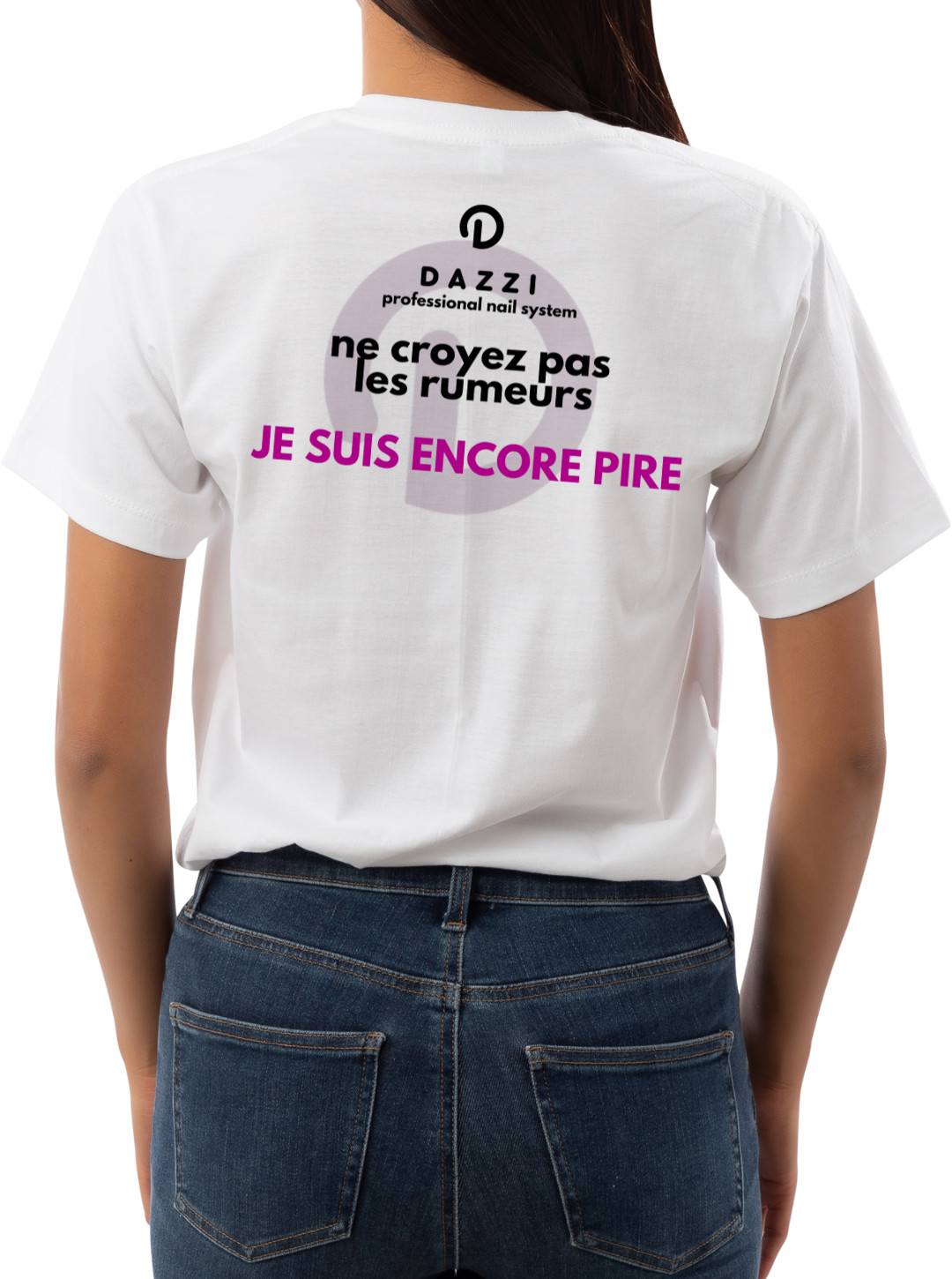 Tee-shirt "Ne croyez pas les rumeurs. Je suis encore pire."
