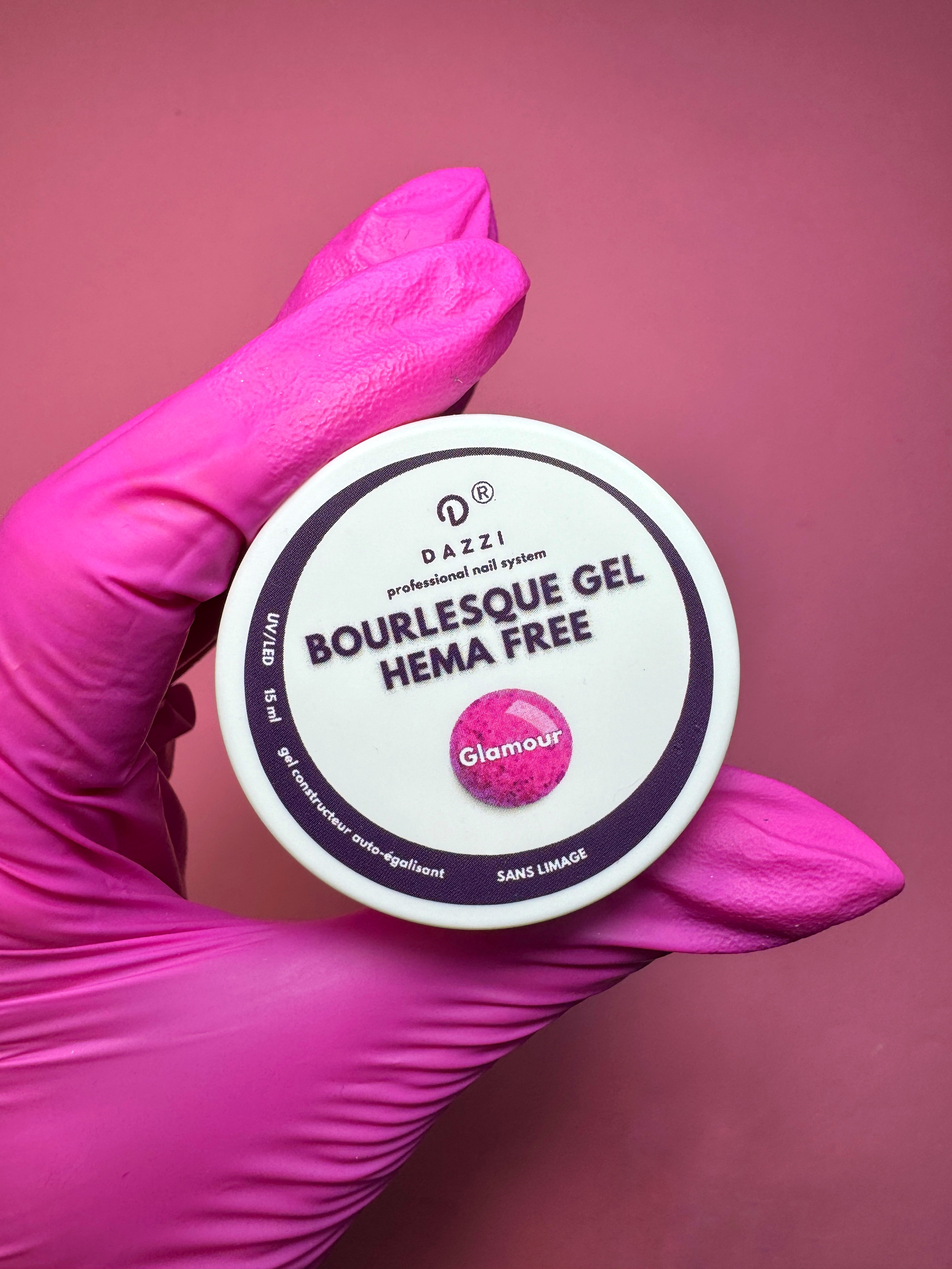 Gel constructeur intelligent "Winter Magic" , blanc, pailleté 15 ml