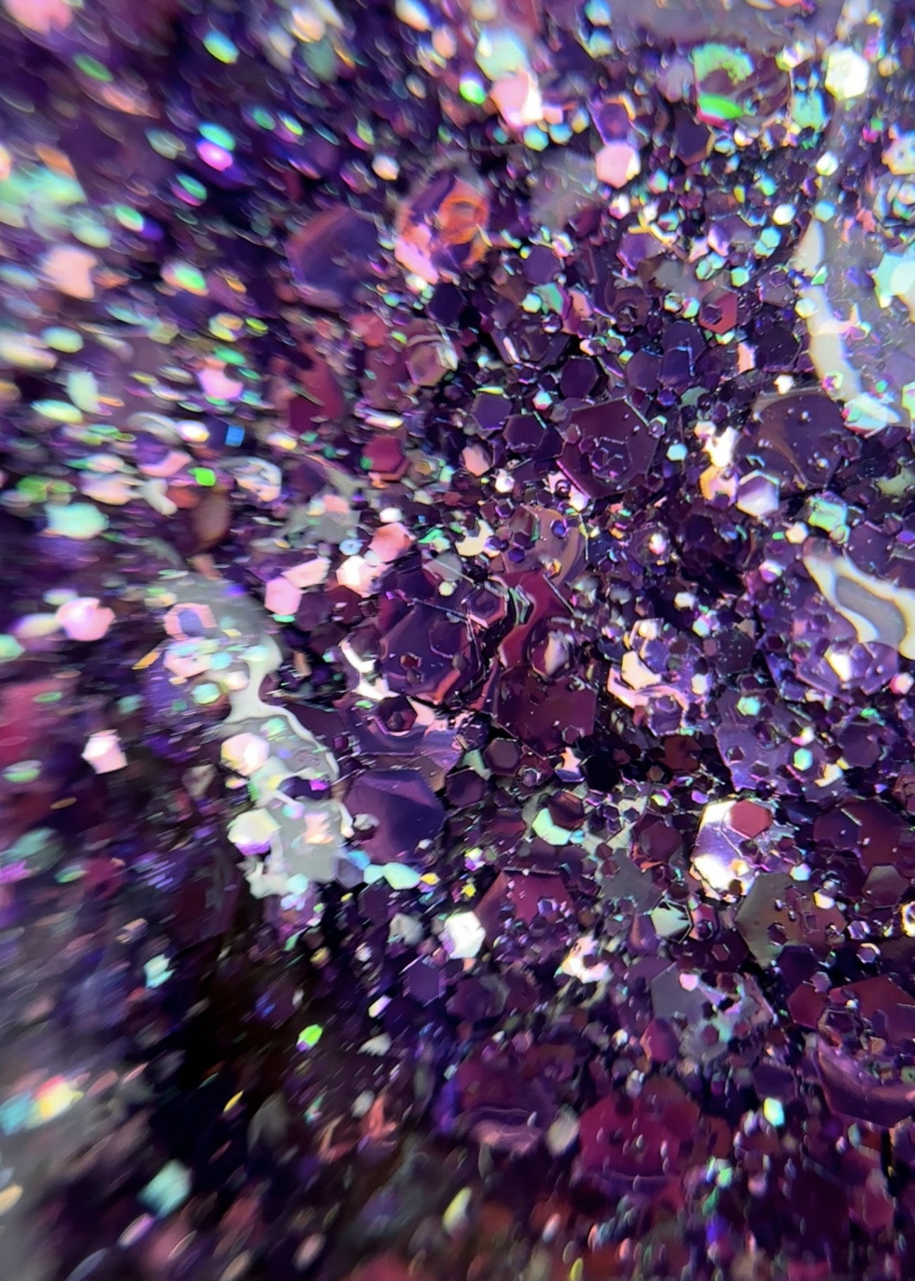 Art Gel pailleté Tresor "Amethyste", violet, 5gr