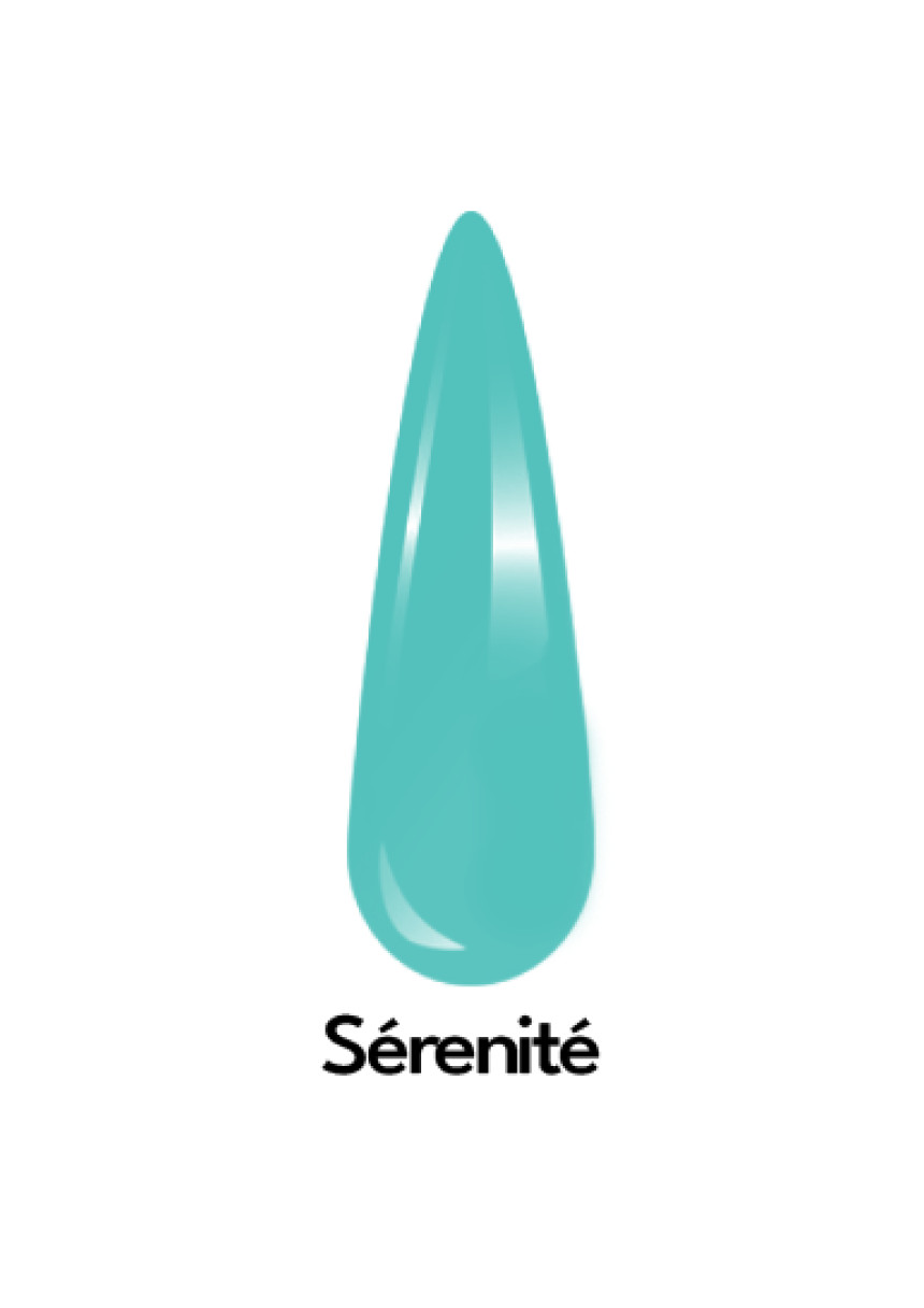 Builder Gel SANS HEMA "Sérénité" vert, 15 ml