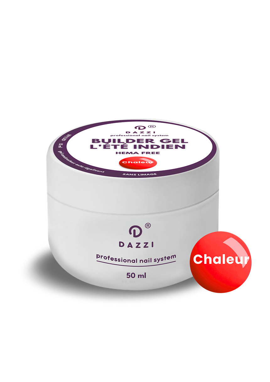 Builder Gel SANS HEMA "Chaleur" rouge, 15 ml