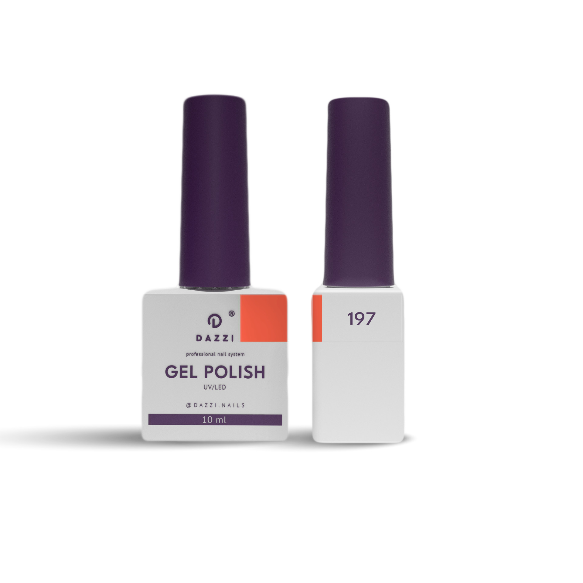 Vernis semi permanent "Casablanca" 197, orange, 10ml