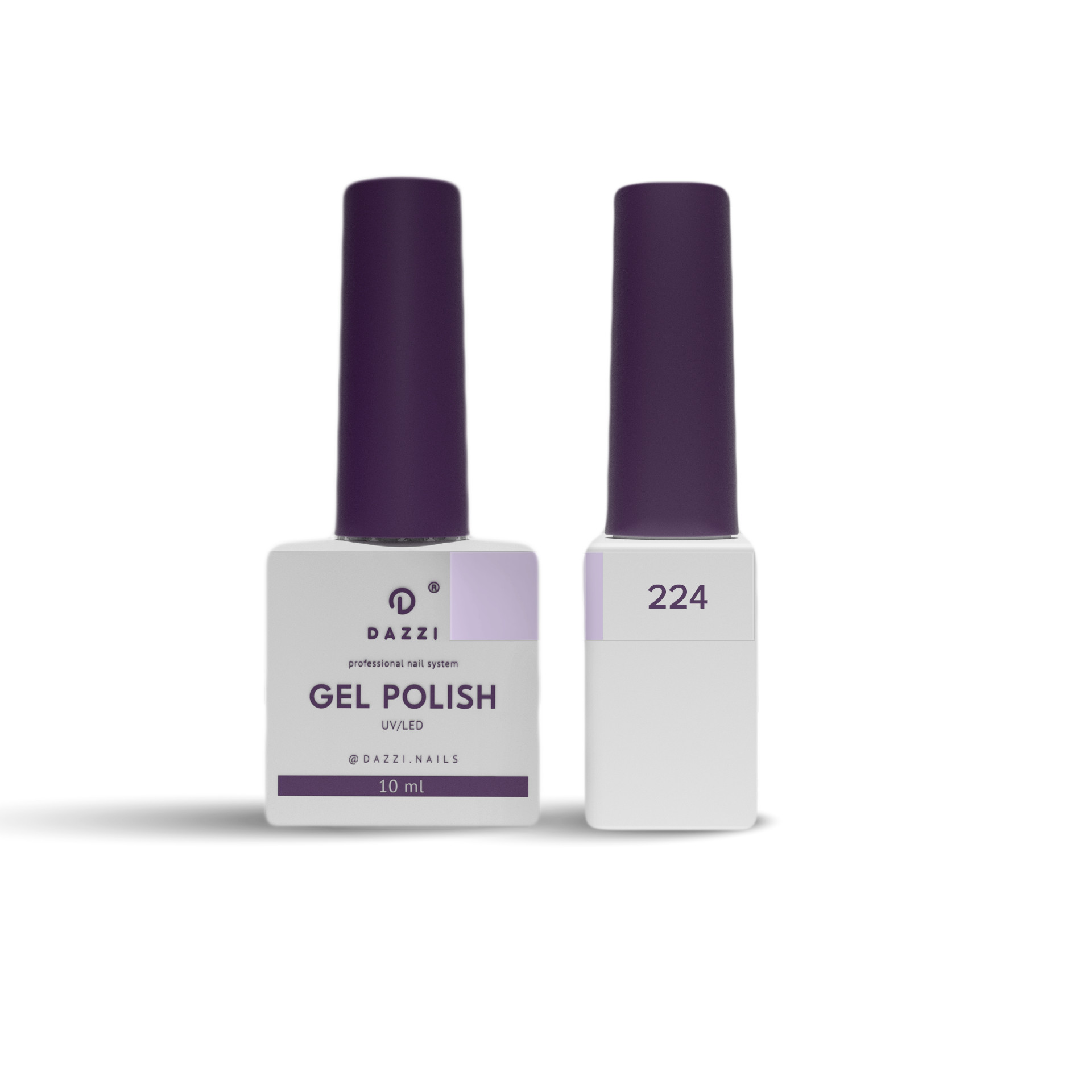 Vernis Semi Permanent "Fresh Wind" 224, violet, 10ml
