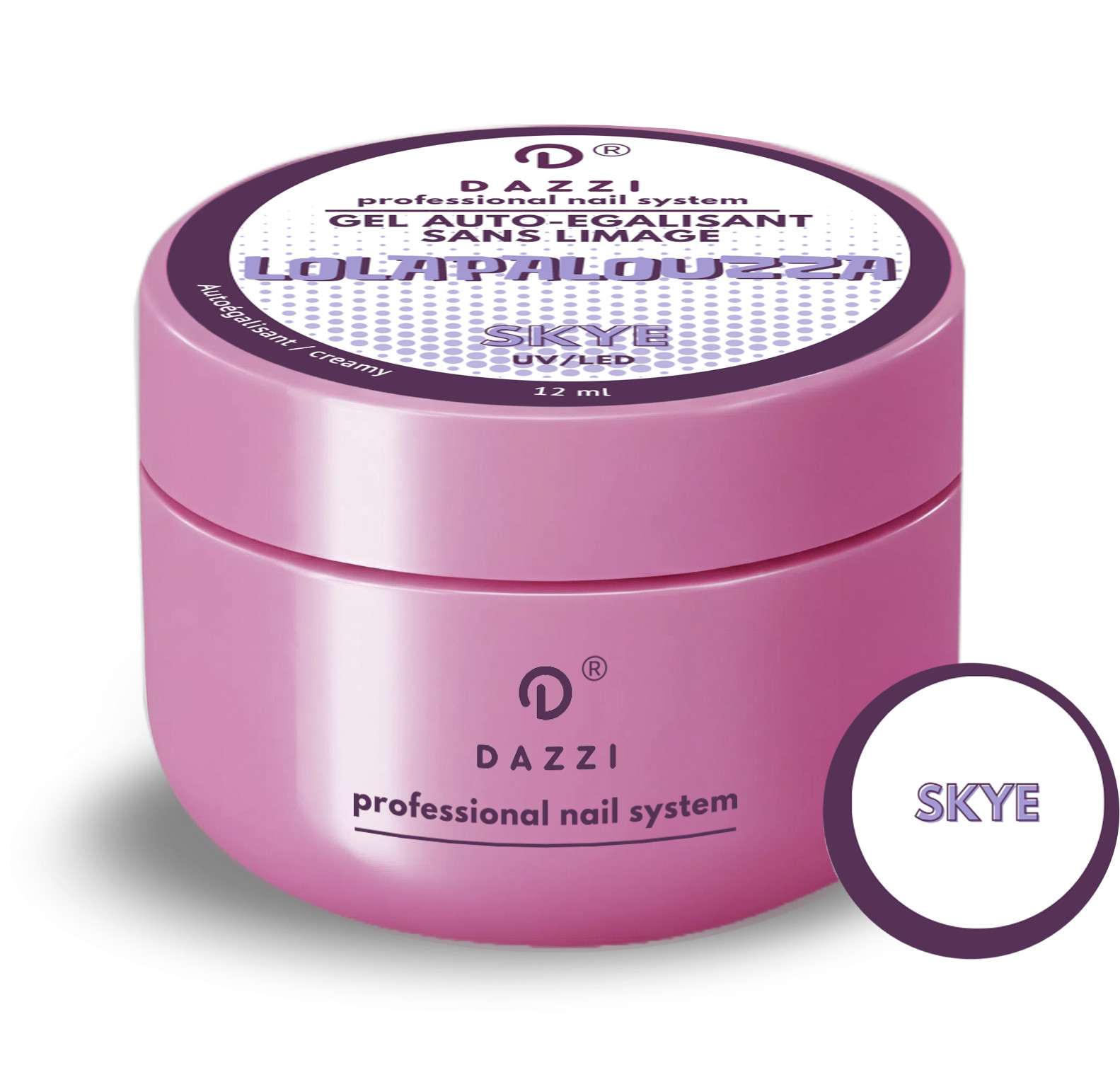 Gel constructeur intelligent "Skye" , violet pastel 12 ml Limited edition