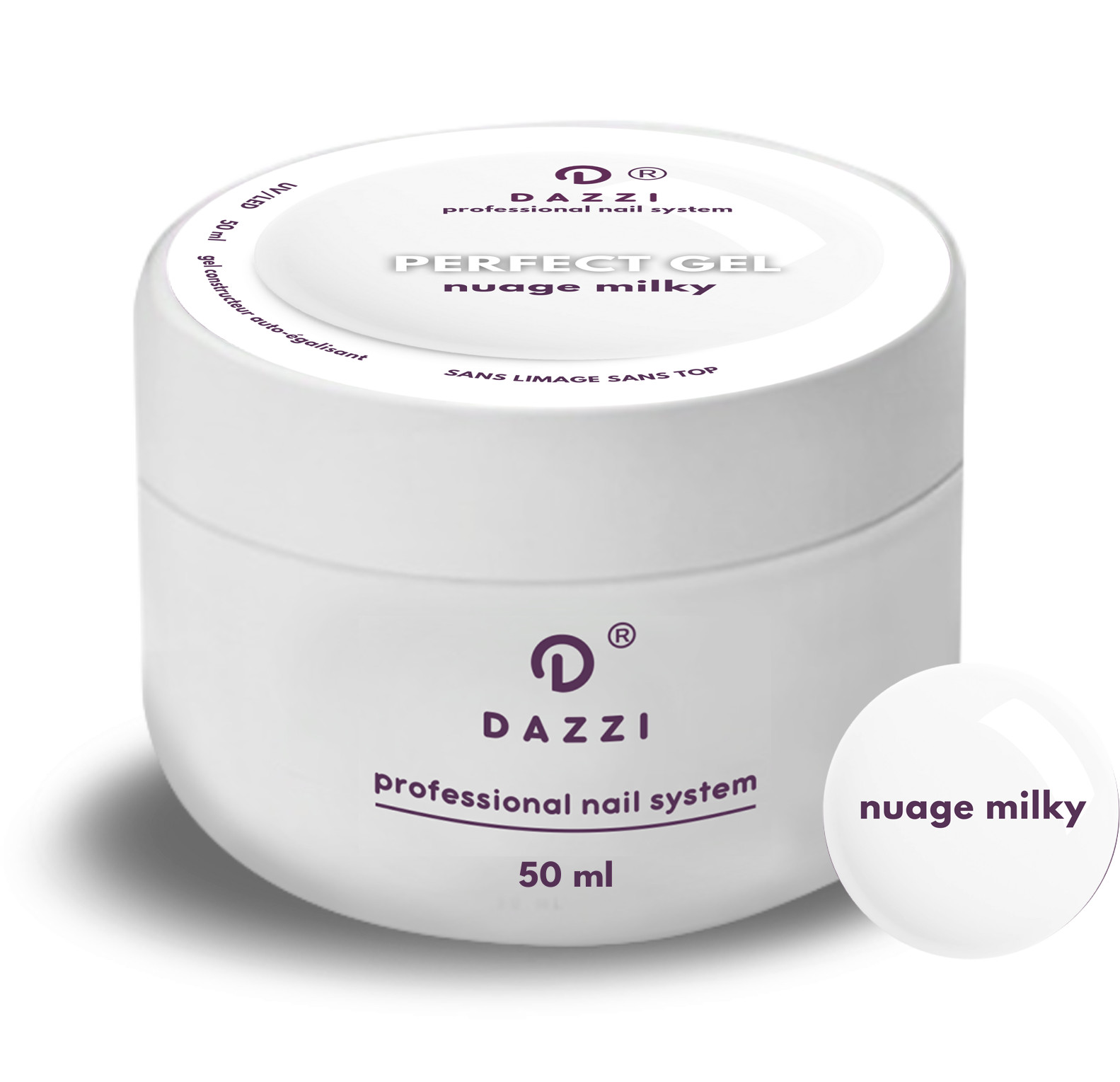 PERFECT Gel constructeur auto-égalisant SANS TOP "Brume Rose" rose pâle