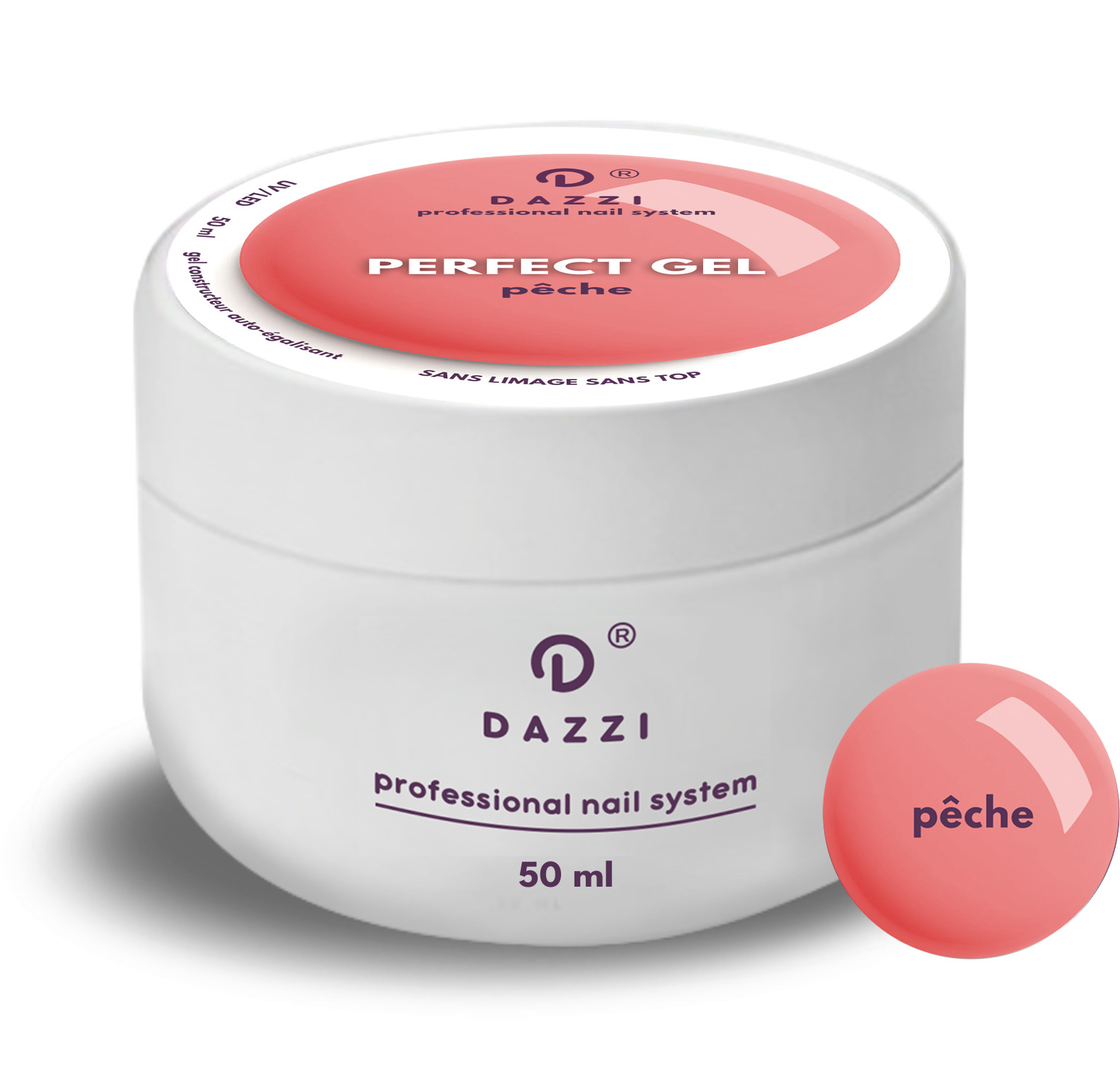 PERFECT Gel constructeur auto-égalisant SANS TOP "Brume Rose" rose pâle