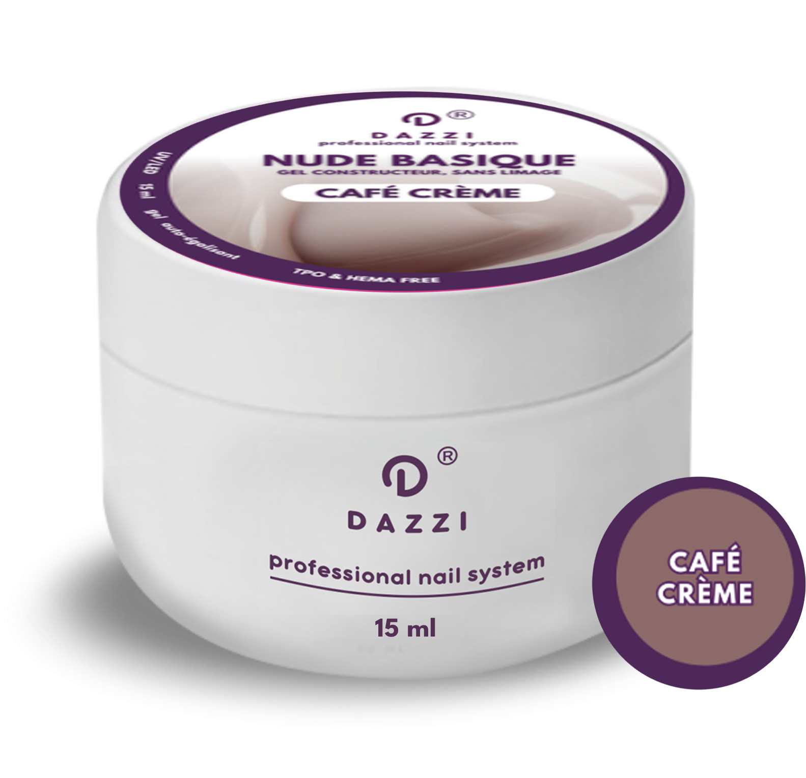 Gel builder sans limage "Cafe Creame" 15ml