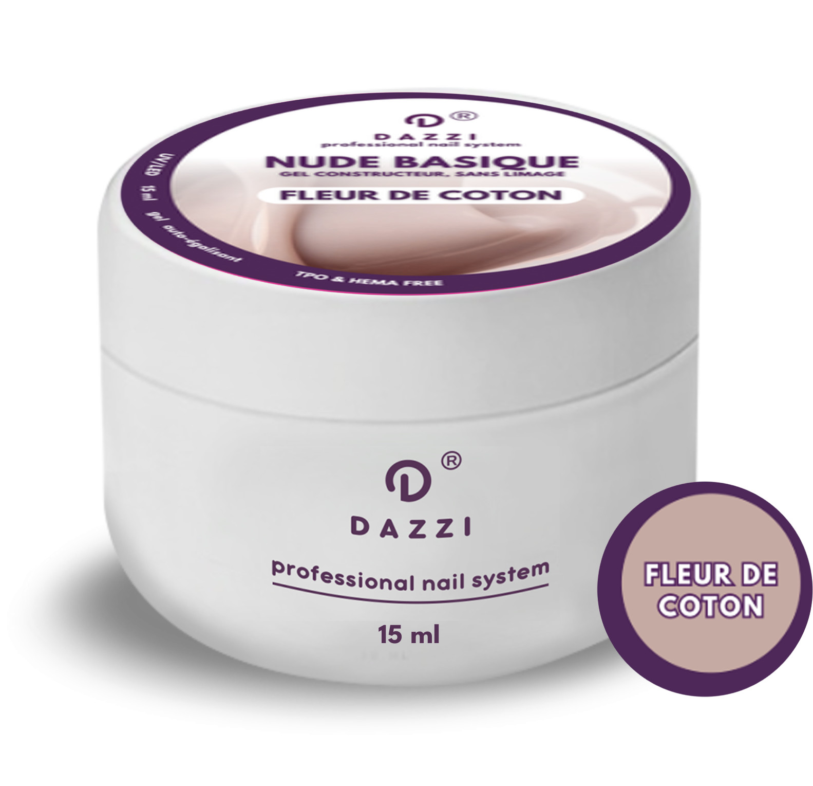 Gel builder sans limage "FleurDuCotton" 15ml