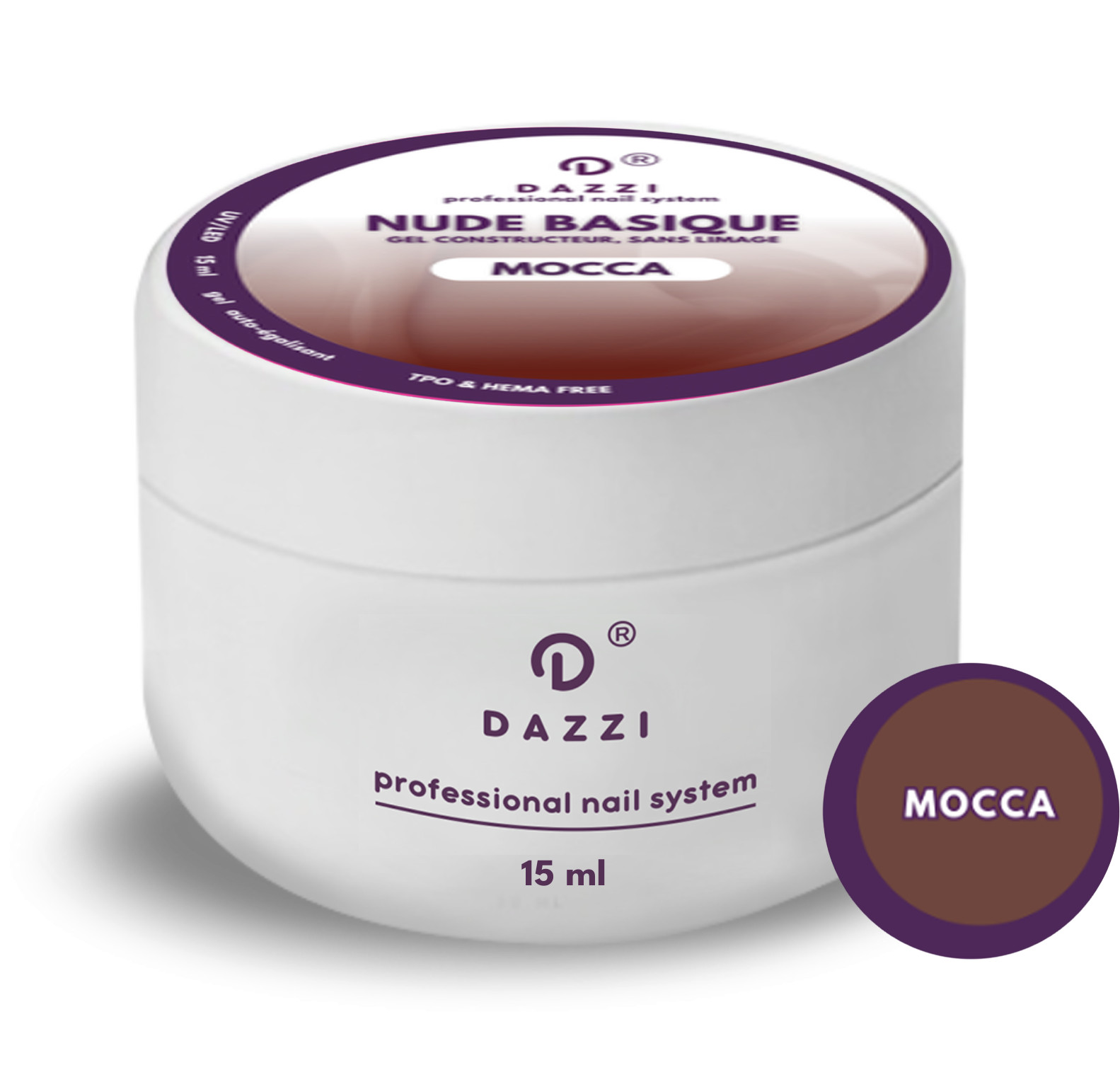 Gel builder sans limage "Mocca" 15ml