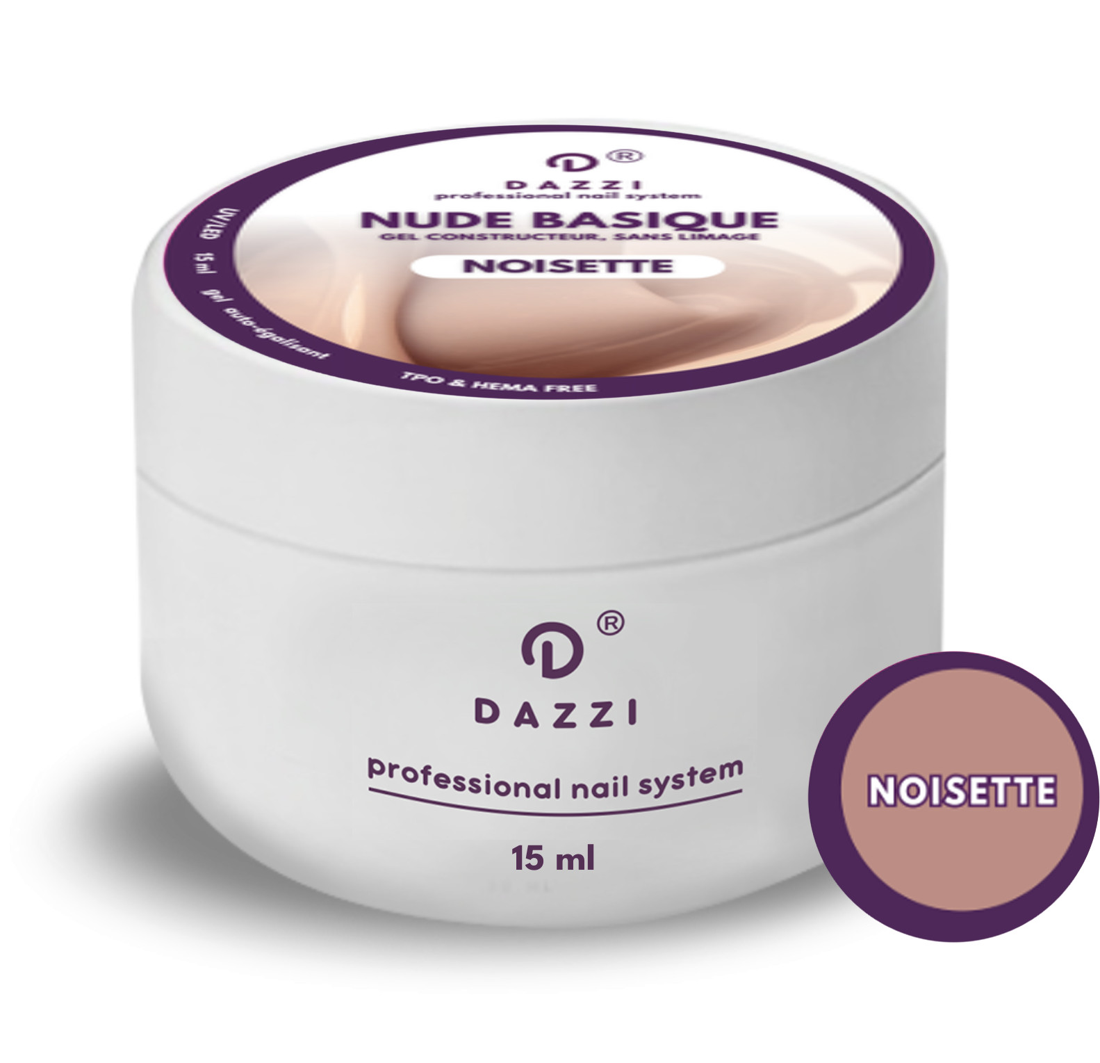 Gel builder sans limage "Noisette" 15ml