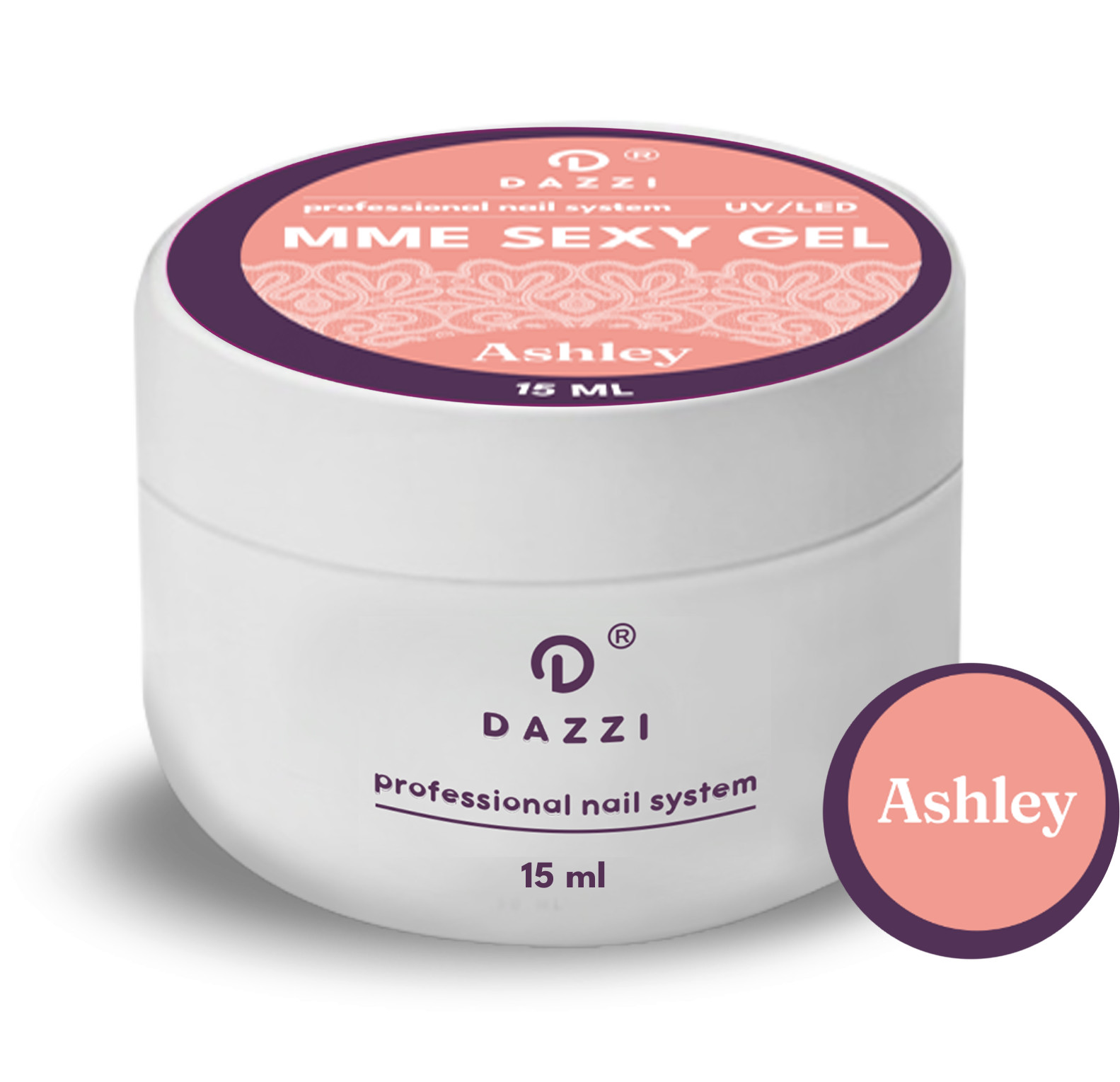Gel constructeur intelligent  Mme Sexy "Ashley" ,  15 ml