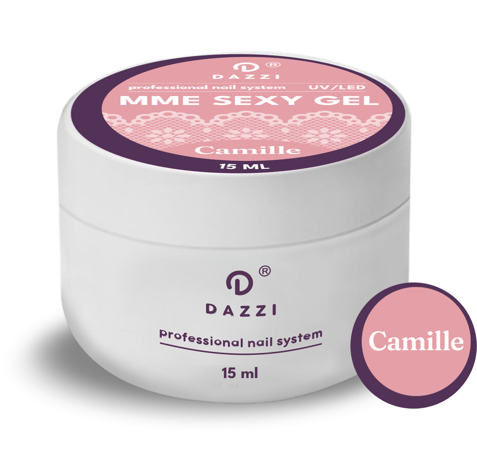 Gel constructeur intelligent  Mme Sexy "Camille" ,  15 ml