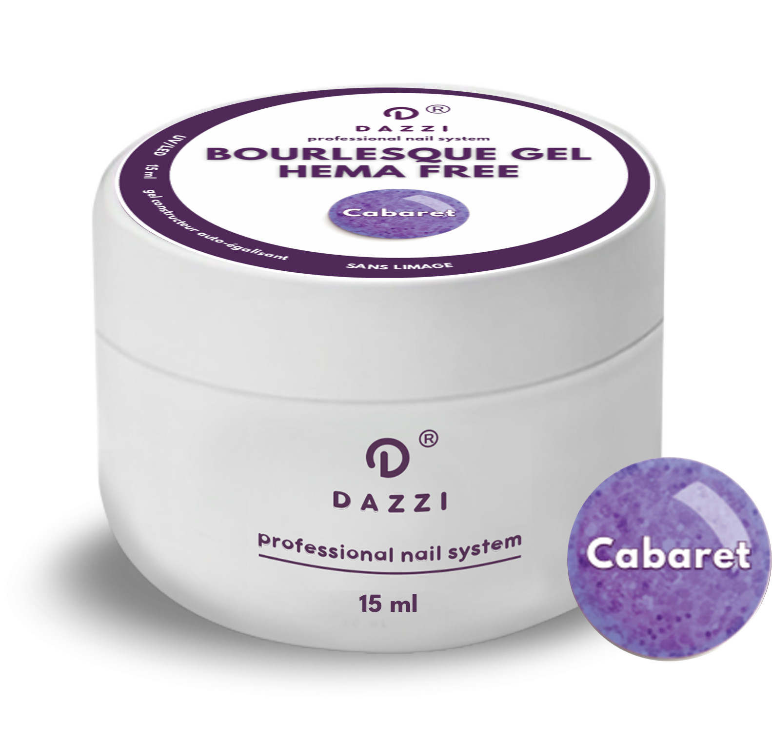 Gel constructeur intelligent "Winter Magic" , blanc, pailleté 15 ml