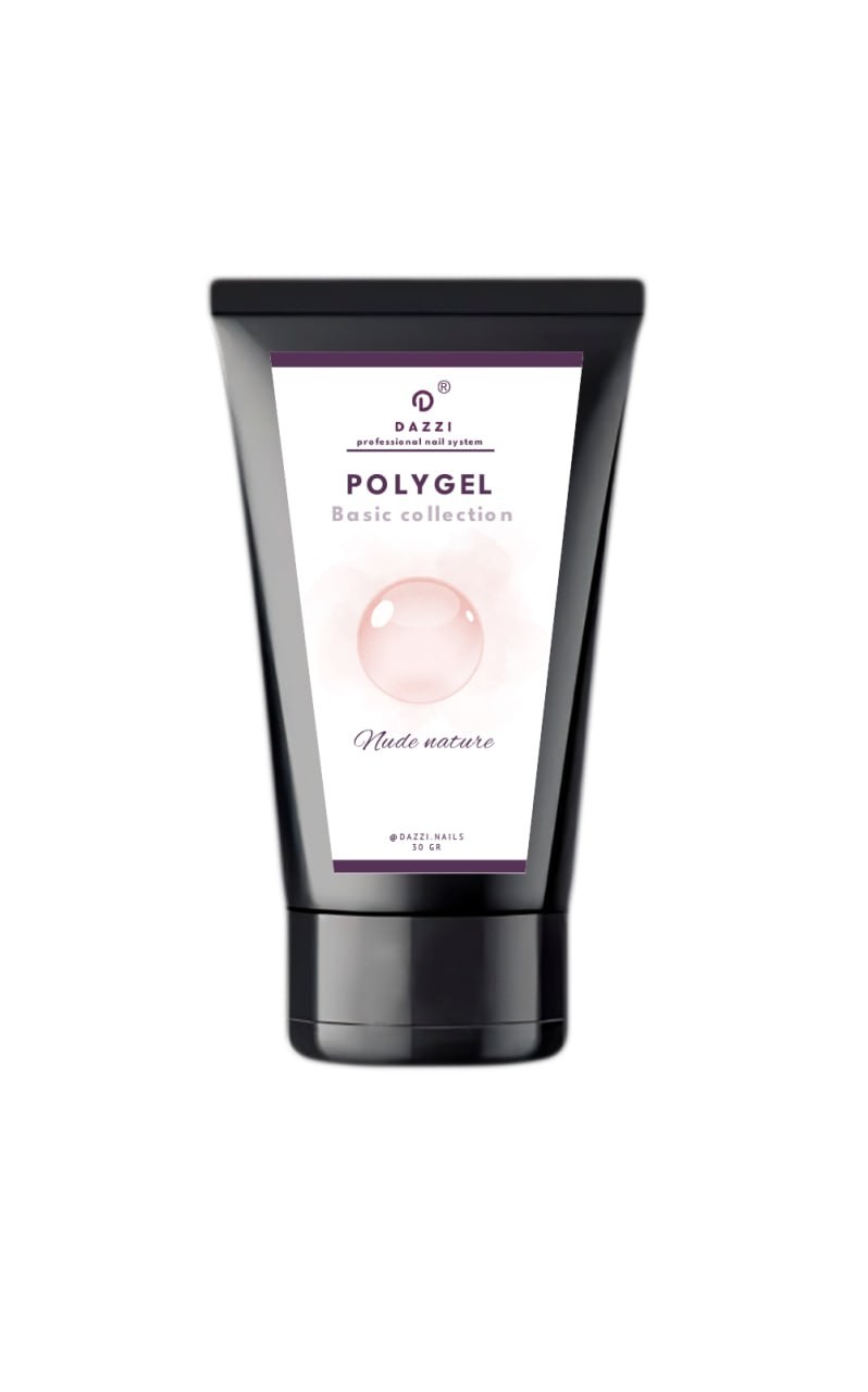 Polygel "Nude Nature",  nude / beige,  60gr