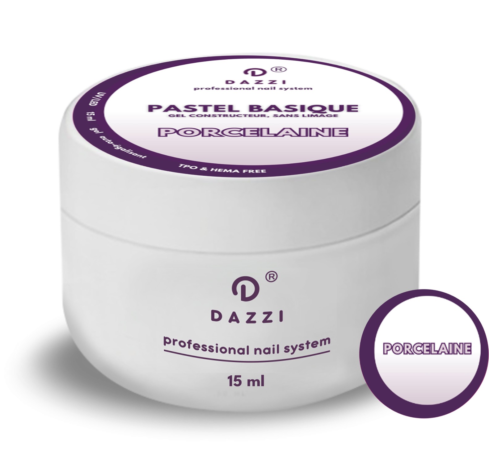 Gel Pastel Basique "Crème de Nude" 15ml