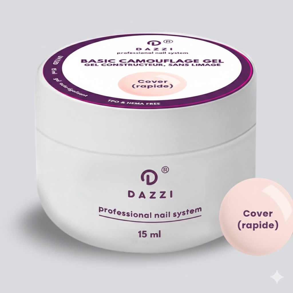 Gel BASIC CAMOUFLAGE SANS HEMA "Cover (rapide)"  15 / 50 ml
